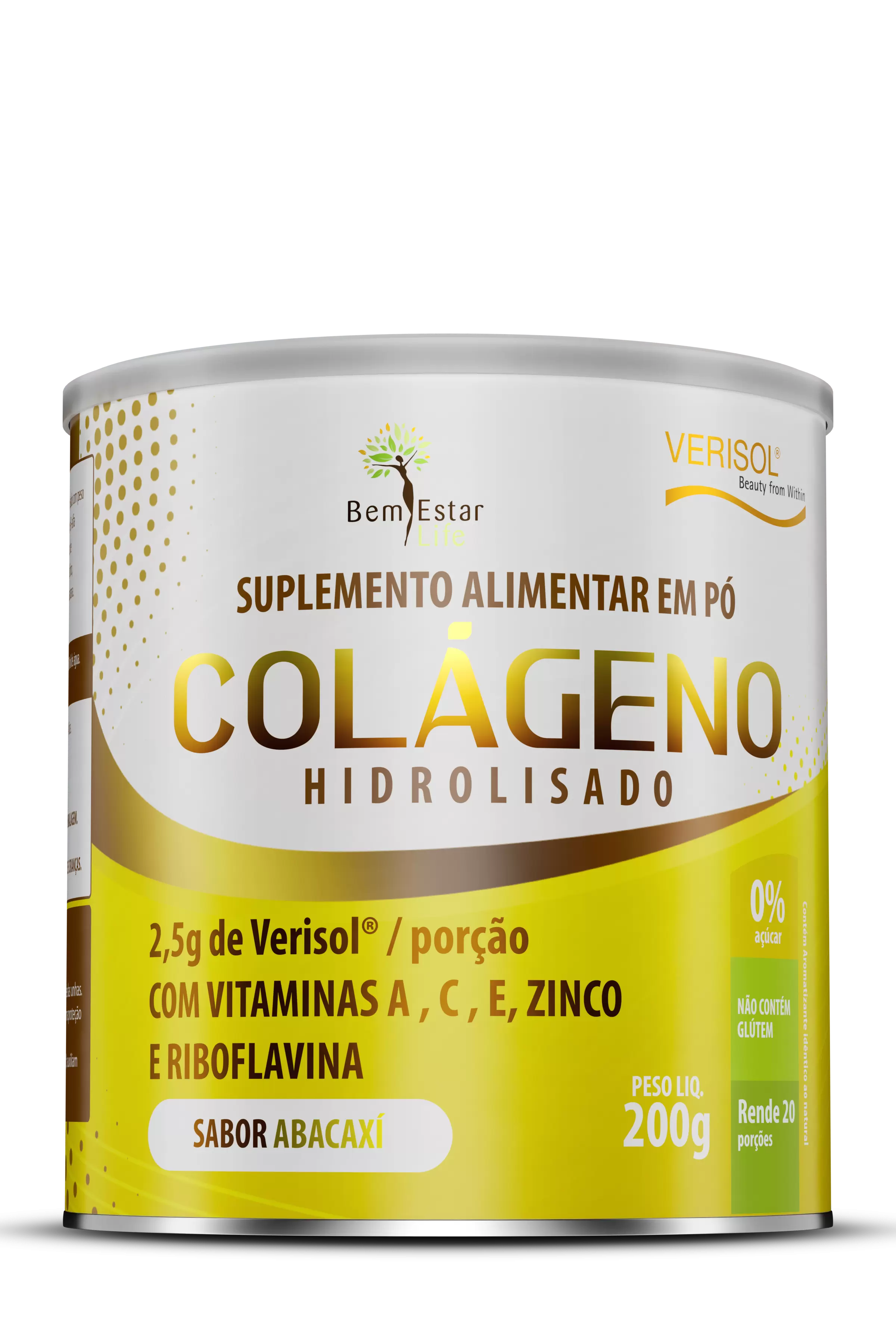 COLAGENO EM PO COM VERISOL ´SABOR ABACAXI