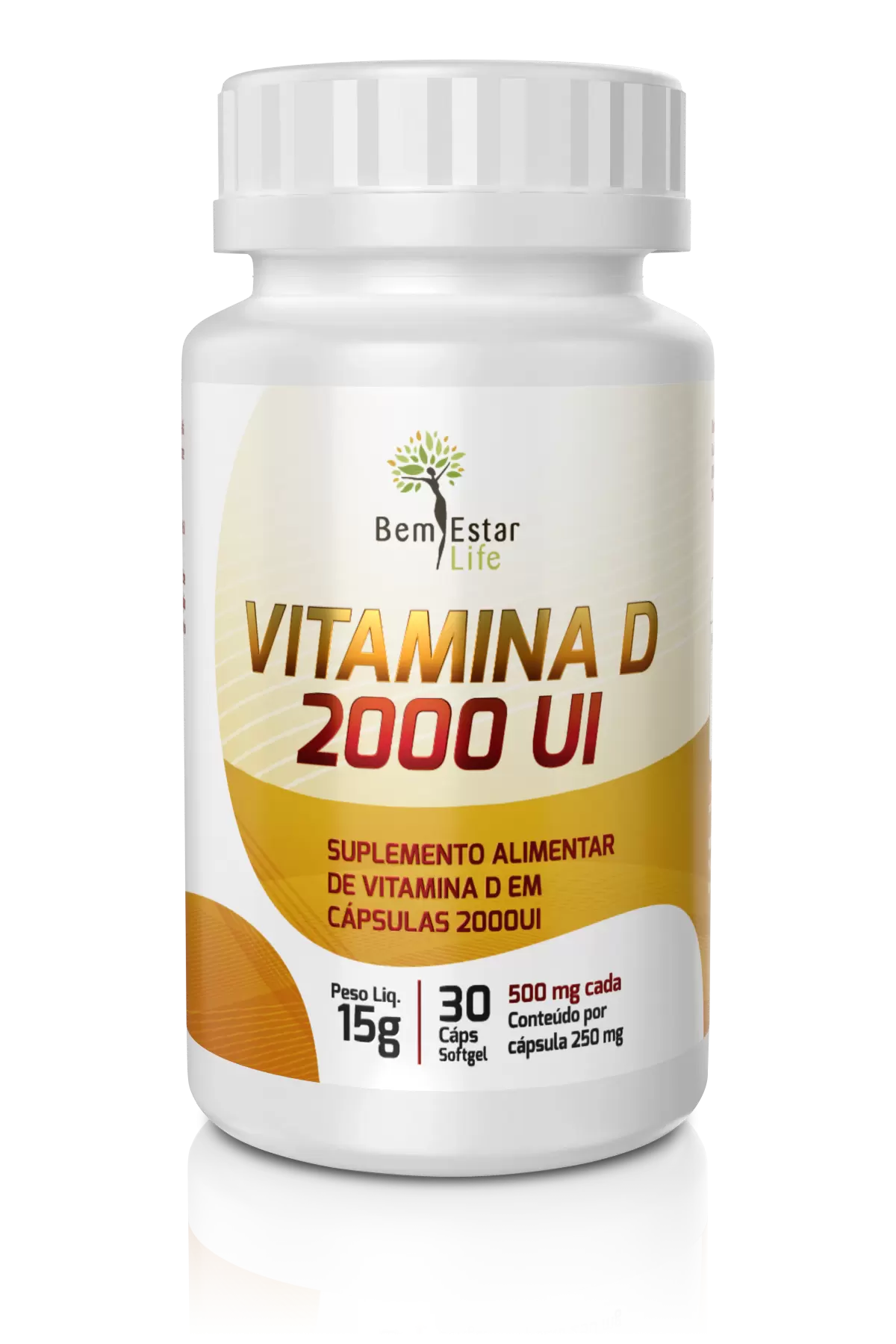 VITAMINA D - 2000 UI - 30 CAPSULAS