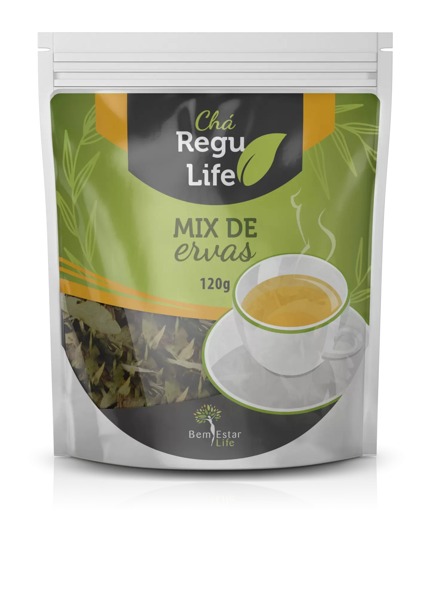 CHÁ REGU LIFE - PACOTE 120 G